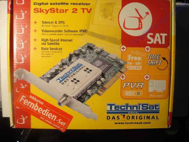 SkyStar 2 TV спутниковый цифровой тюнер плата PCI - фото фото фото 0