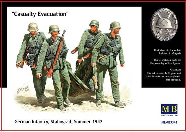 Master Box 3541 German Infantry, Stalingrad, 1942 - фото фото фото 0