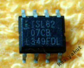 Шим, Intersil ISL6207CB pwmIC, SOP8 - фото фото фото 0
