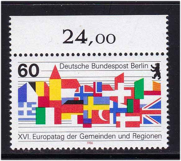 Германия Берлин  1986 г MNH - - фото фото фото 0