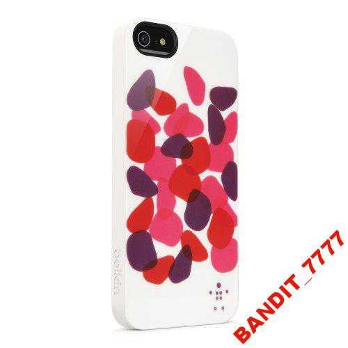 Чехол iPhone 5/5S Belkin Shield Petals Pink/Purple - фото фото фото 3