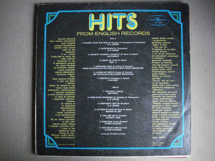 Hits From English Records 1977 EX+/EX+ - фото фото фото 1