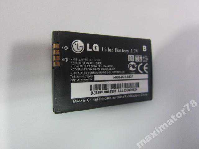 ОРИГИНАЛ АККУМУЛЯТОР БАТАРЕЯ LG IP-430N GS290 GU290 - фото фото фото 1
