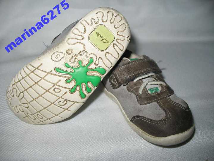 Кроссовки 100%нат кожа~**Clarks FIRST SHOES**~13см - фото фото фото 1