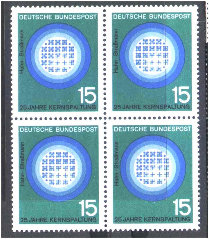 Германия  1964 г MNH - 3 скана - квартблоки - фото фото фото 1