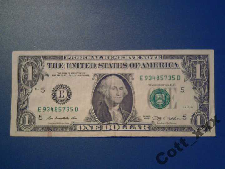 1 доллар 2009 г. /Е/ - Вирджиния - Ричмонд - США - фото фото фото 1