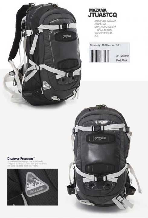 Новий оригінальний рюкзак Jansport Mazama 30л. для активного повсякдення та туризму - фото фото фото 5