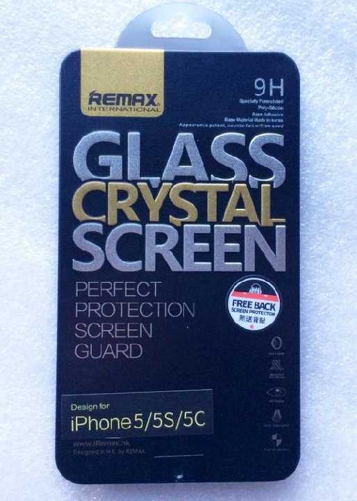 Защитное cтекло Remax для Apple iPhone 5/5S/5C - фото фото фото 0