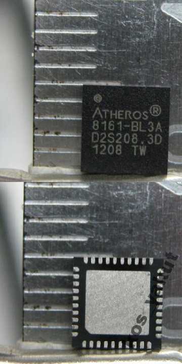 Микросхема Lan, Atheros AR8161-BL3A, QFN40 - фото фото фото 0