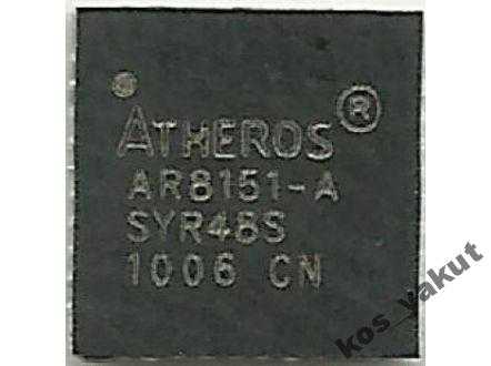 чип Lan, Atheros AR8151-A, QFN48 - фото фото фото 0