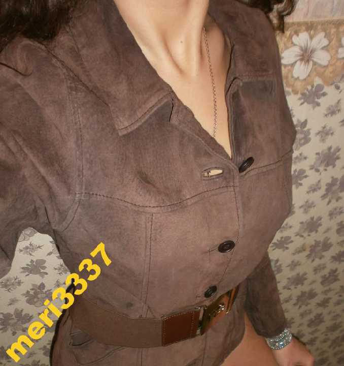СТИЛЬНЫЙ ПИДЖАК ИЗ ЗАМШИ СУПЕР ЦЕНА - фото фото фото 4