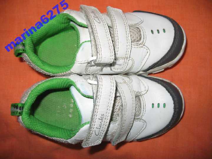 Кроссовки 100%нат кожа~**Clarks FIRST SHOES**~14см - фото фото фото 4
