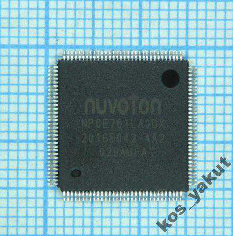 Мультиконтроллер, Nuvoton NPCE781LA0DX, TQFP - фото фото фото 0