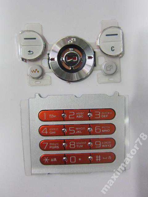 КЛАВИАТУРА КНОПКИ SONY ERICSSON w580 черные ! - фото фото фото 0