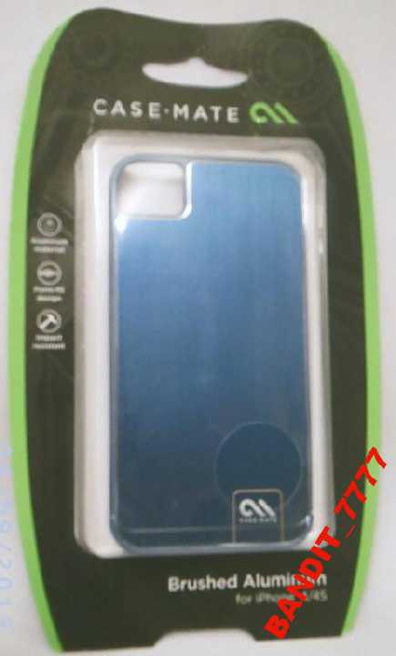Чехол Case Mate BRUSHED ALUMINUM FOR IPHONE 4/4S - фото фото фото 1