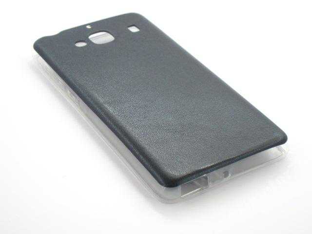 ЧЕХОЛ НАКЛАДКА КОЖА Xiaomi Redmi 2 LEATHER CASE че - фото фото фото 2