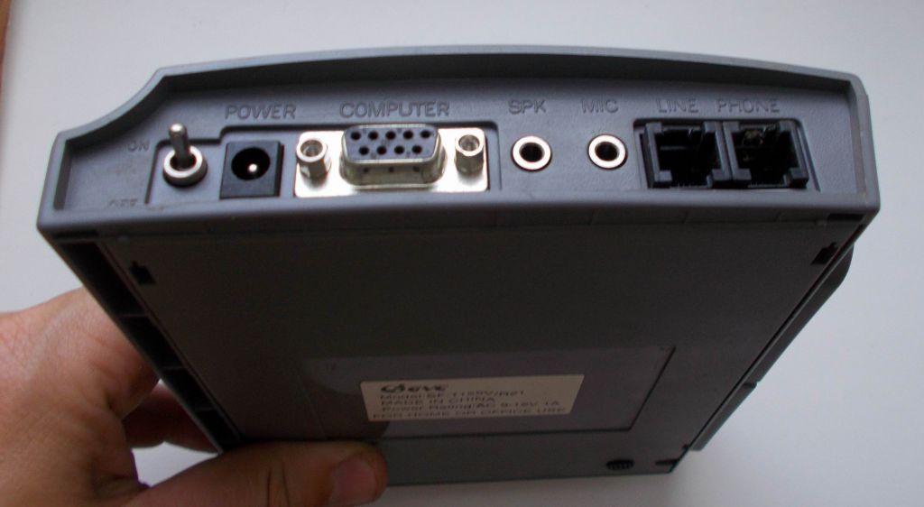 Модем GVC 56k External Fax modem - фото фото фото 2