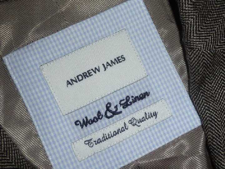 ПИДЖАК ANDREW JAMES.р-М ОРИГИНАЛ-52%лён.48%шерсть. - фото фото фото 2