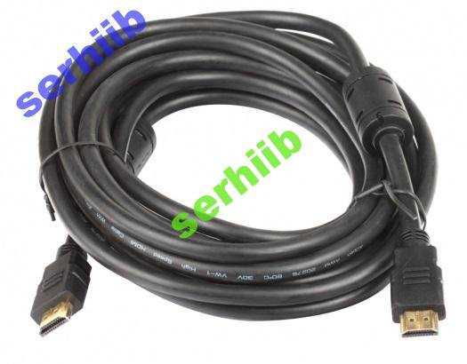 Кабель HDMI to HDMI - 10м версия v1,4 Ferrite GOLD - фото фото фото 1