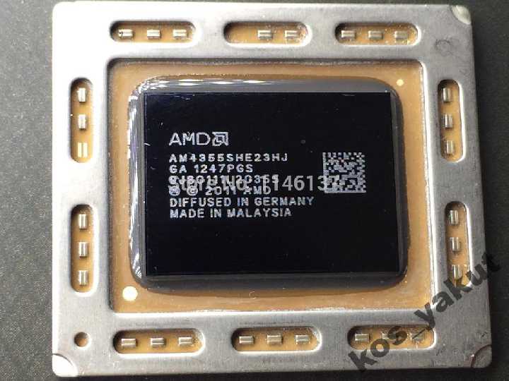 BGA AMD APU Dual Core A4-4355M AM4355SHE23HJ +2012 - фото фото фото 0