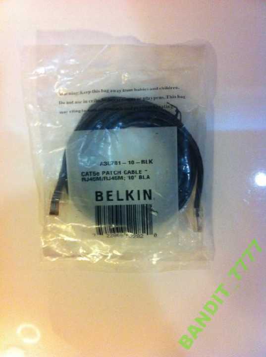 Витая пара"BELKIN"-3.5м  для интер. - фото фото фото 0