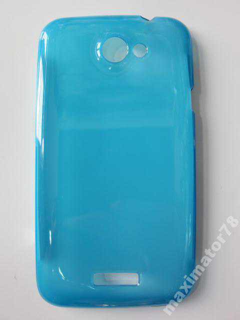 ЧЕХОЛ COVER HTC ONE X X+  S720e голубой гл - фото фото фото 1