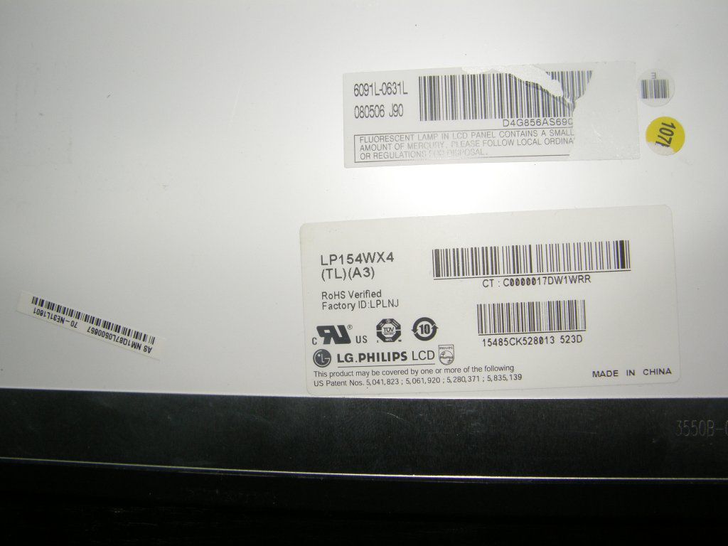 3062Н - Матриця  (екран) LG LP154WX4 для ноутбука  (б/в) - фото фото фото 2