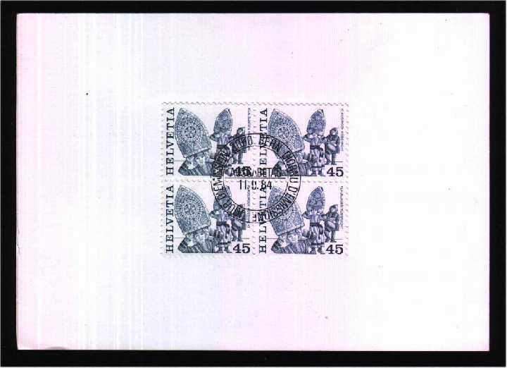 ZM Швейцария 1984 г MNH - фото фото фото 0