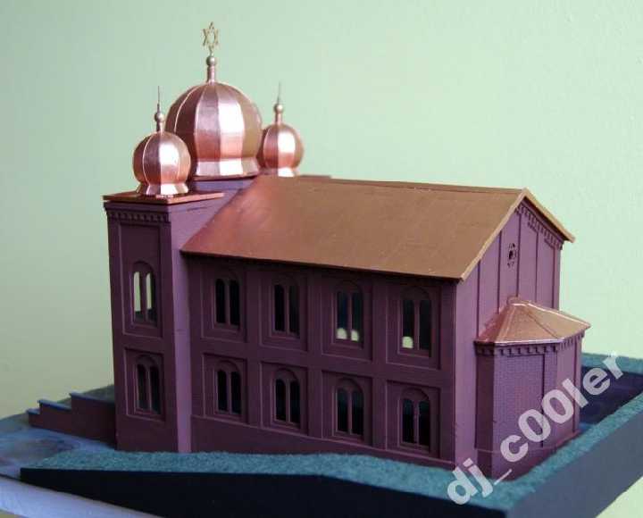 Синагога в Руда Сласка  (1891 г.)  (Modelik) [1:100] - фото фото фото 3