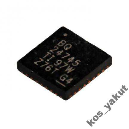 Шим, Texas Instruments BQ24745 pwmIC, QFN28 - фото фото фото 0