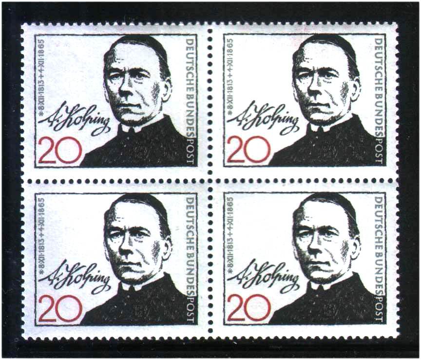Германия  1965 г MNH - квартблок - фото фото фото 0