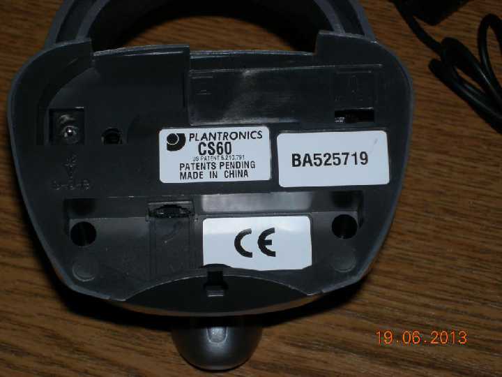 БЕСПРОВОДНАЯ ГАРНИТУРА DECT Plantronics CS60 +HL10 - фото фото фото 7