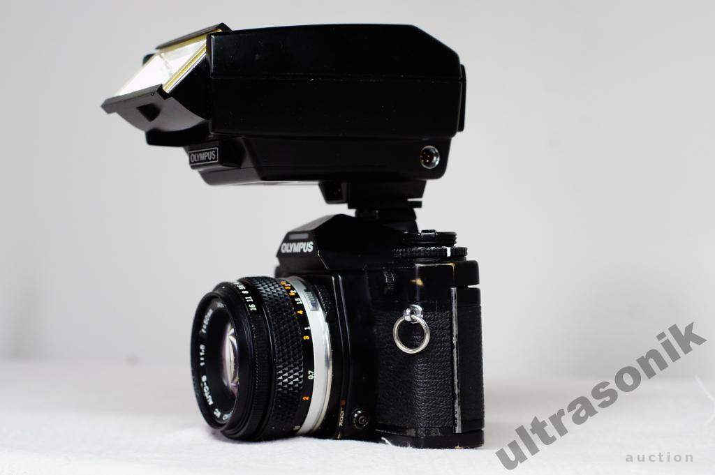 Пленочный фотоаппарат Olympus OM-4 + Zuiko 50mm/1.8 MC + вспышка T32 Вживане - фото фото фото 1