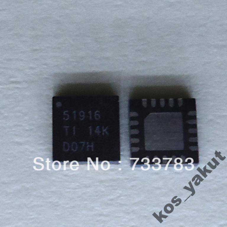 Шим, Texas Instruments TPS51916 pwmIC, QFN20 - фото фото фото 0