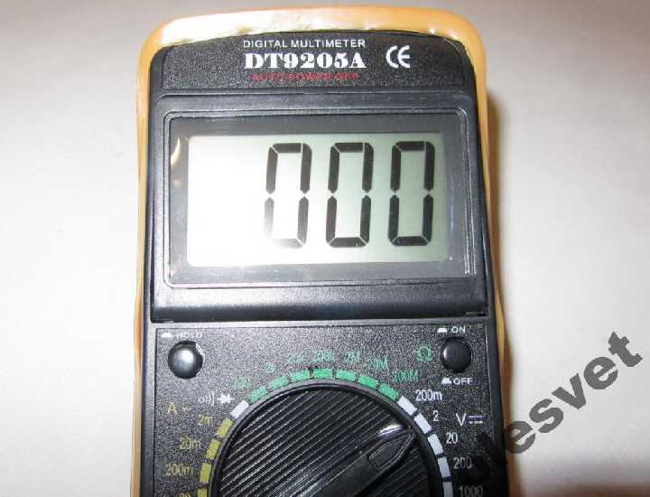 ТЕСТЕР DIGITAL MULTIMETER DT-9205 A - фото фото фото 1