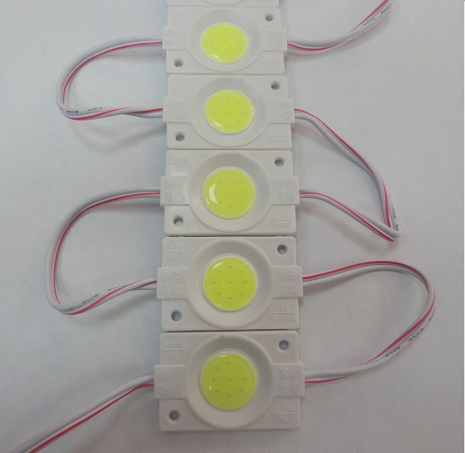 Светодиодный LED модуль COB W белый герметичный IP65, 2,4Вт - фото фото фото 0