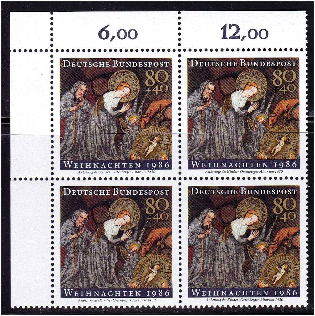Германия  1968 г MNH - квартблок - - фото фото фото 0