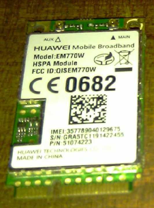 3G UMTS Модем Huawei EM770W - miniPCI-E - фото фото фото 1