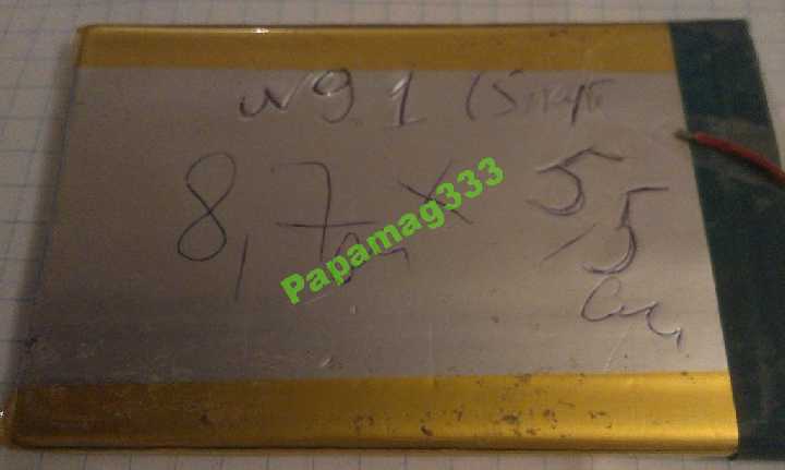 Акб планшета 8,7смх5,5смх2,8мм №9.Читать условия - фото фото фото 0