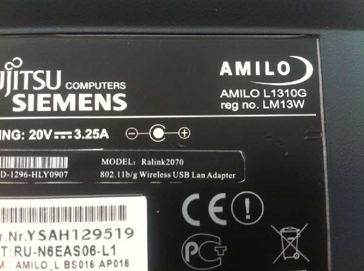 Корпус, Fujitsu-Siemens Amilo L1310G D820-41115-00 - фото фото фото 3