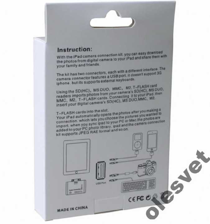 iPad - USB Camera Connection Kit 5 в 1 кардридер - фото фото фото 4
