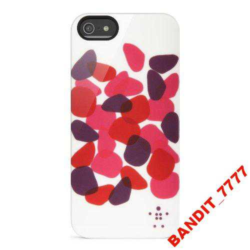 Чехол iPhone 5/5S Belkin Shield Petals Pink/Purple - фото фото фото 0