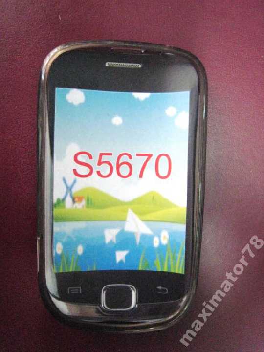 СИЛИКОН ЧЕХОЛ cover SAMSUNG S5670 FIT сер - фото фото фото 0