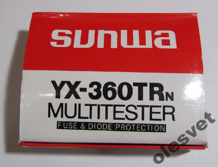 ТЕСТЕР СТРЕЛОЧНЫЙ  MULTITESTER SANNUO YX-360TRn - фото фото фото 2