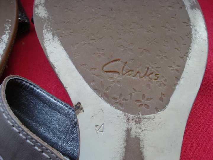 Стильные кожаные босоножки Clarks.Англия 37р - фото фото фото 4