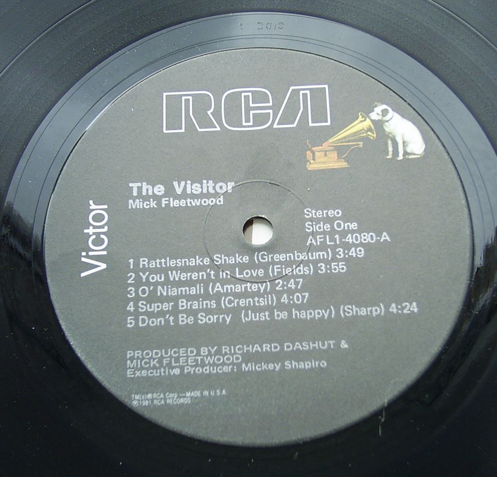 MICK FLEETWOOD  The Visitor LP VG++/EX - фото фото фото 3