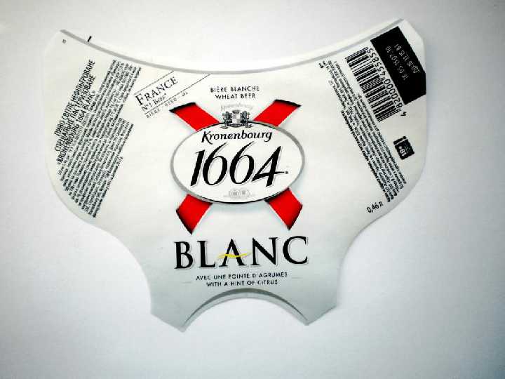 Этикетка Kronenbourg - фото фото фото 0