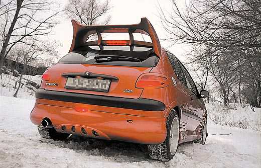 Комплект внешнего обвеса Peugeot 206,3 элемента - фото фото фото 1