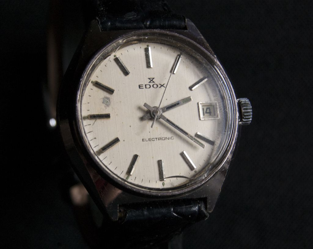 ⏰Часы Edox electronic. Полу механика. 1975г. Швейцария. - фото фото фото 0