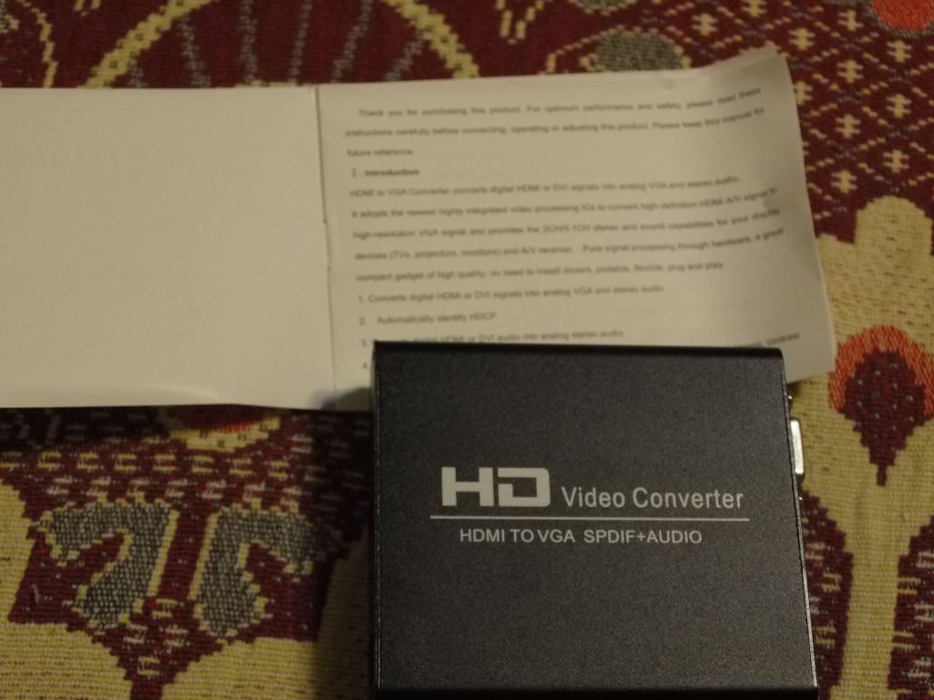 Конвертор конвертер транскодер HDMI VGA SPDIF Toslink оптика 5.1 HD - фото фото фото 4